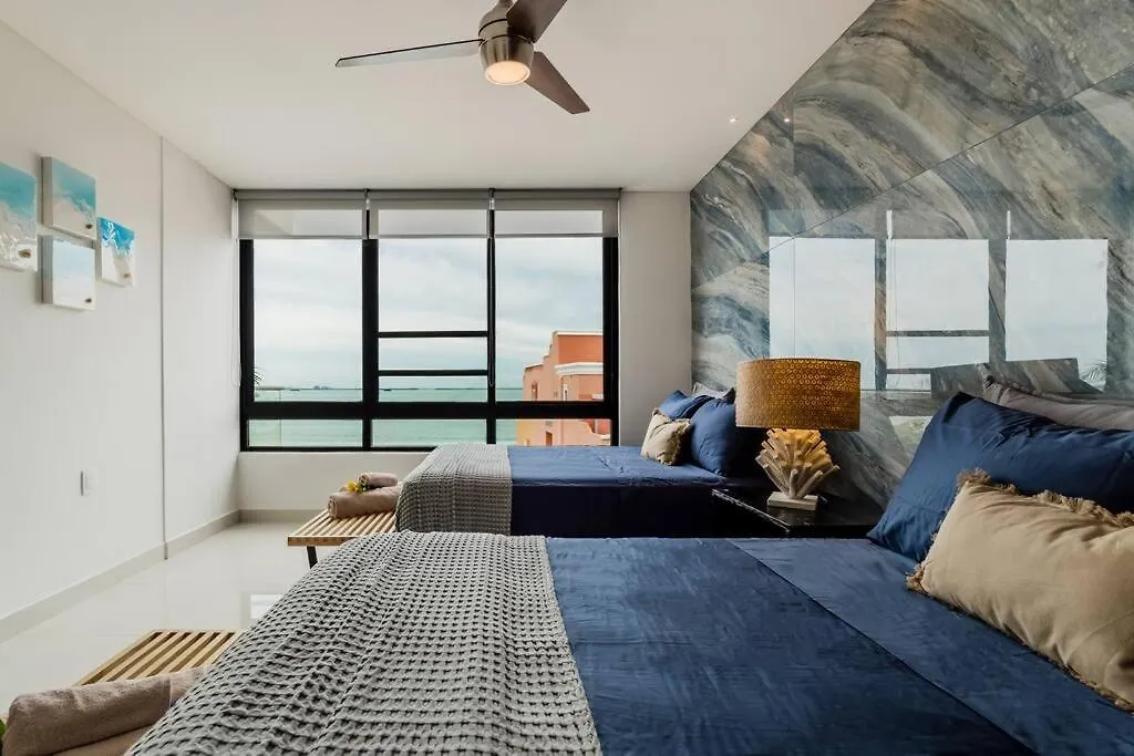 公寓 ☆Brand New 2Br Ph By Casa Paraiso☆ 坎昆 墨西哥