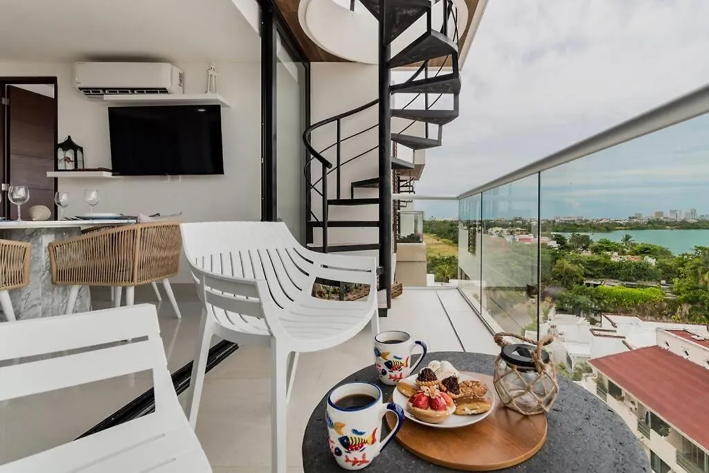 ☆Brand New 2Br Ph By Casa Paraiso☆ Cancun Daire